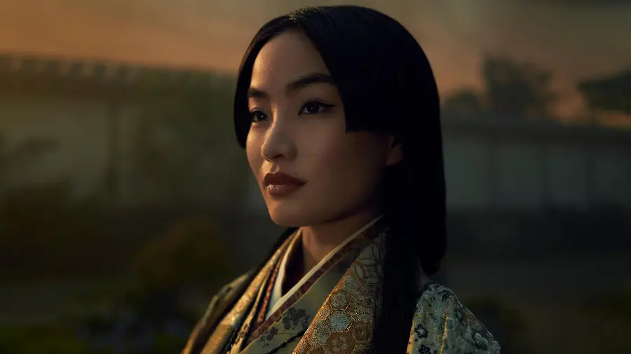 Photo of Anna Sawai as Toda Mariko in the Shogun Series