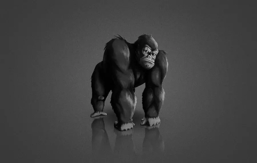 3D Gorilla Animation Picture