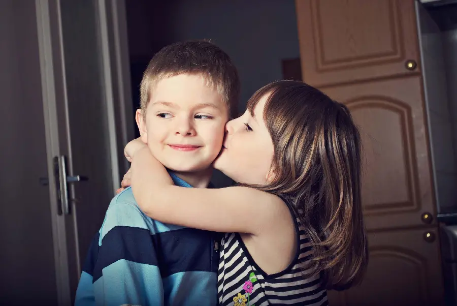 Cute Couple Studio Photo