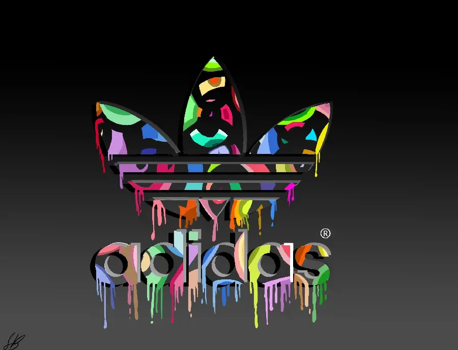 Adidas Graffiti Wallpaper for Telegram Profile