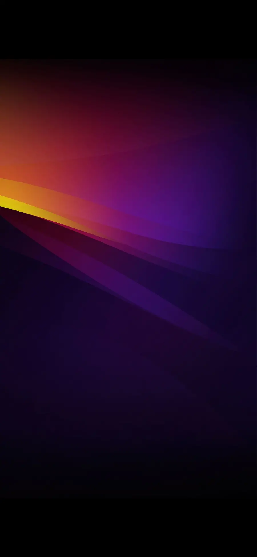 Black Orange Yellow Purple Gradient Wallpaper for Samsung