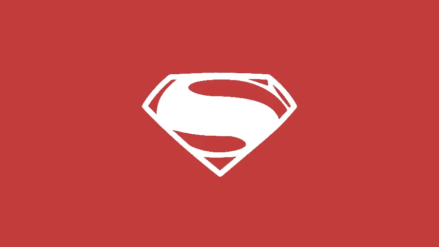 Minimal Superman Logo Photo