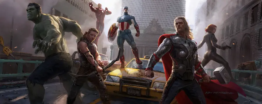 Avengers Widescreen Wallpaper 8K