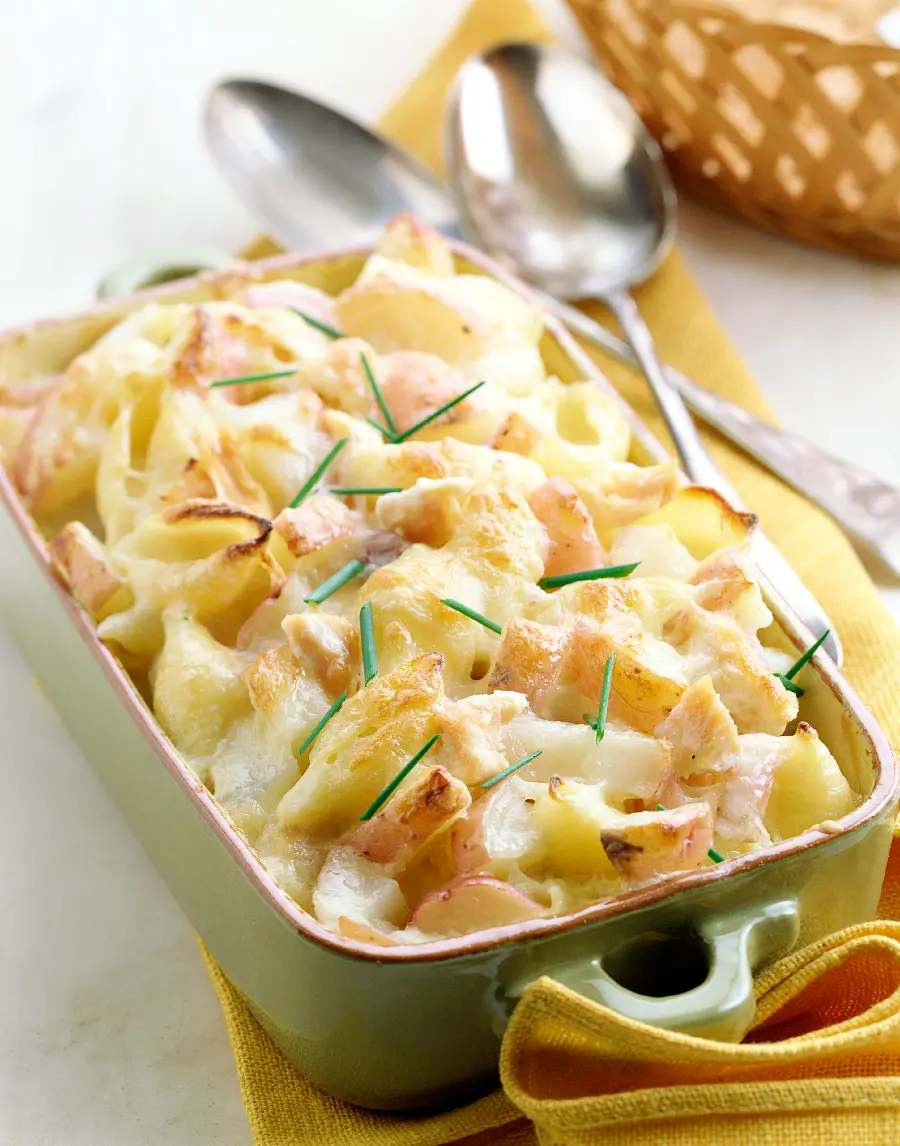 Cheese Potatoes Stock Image