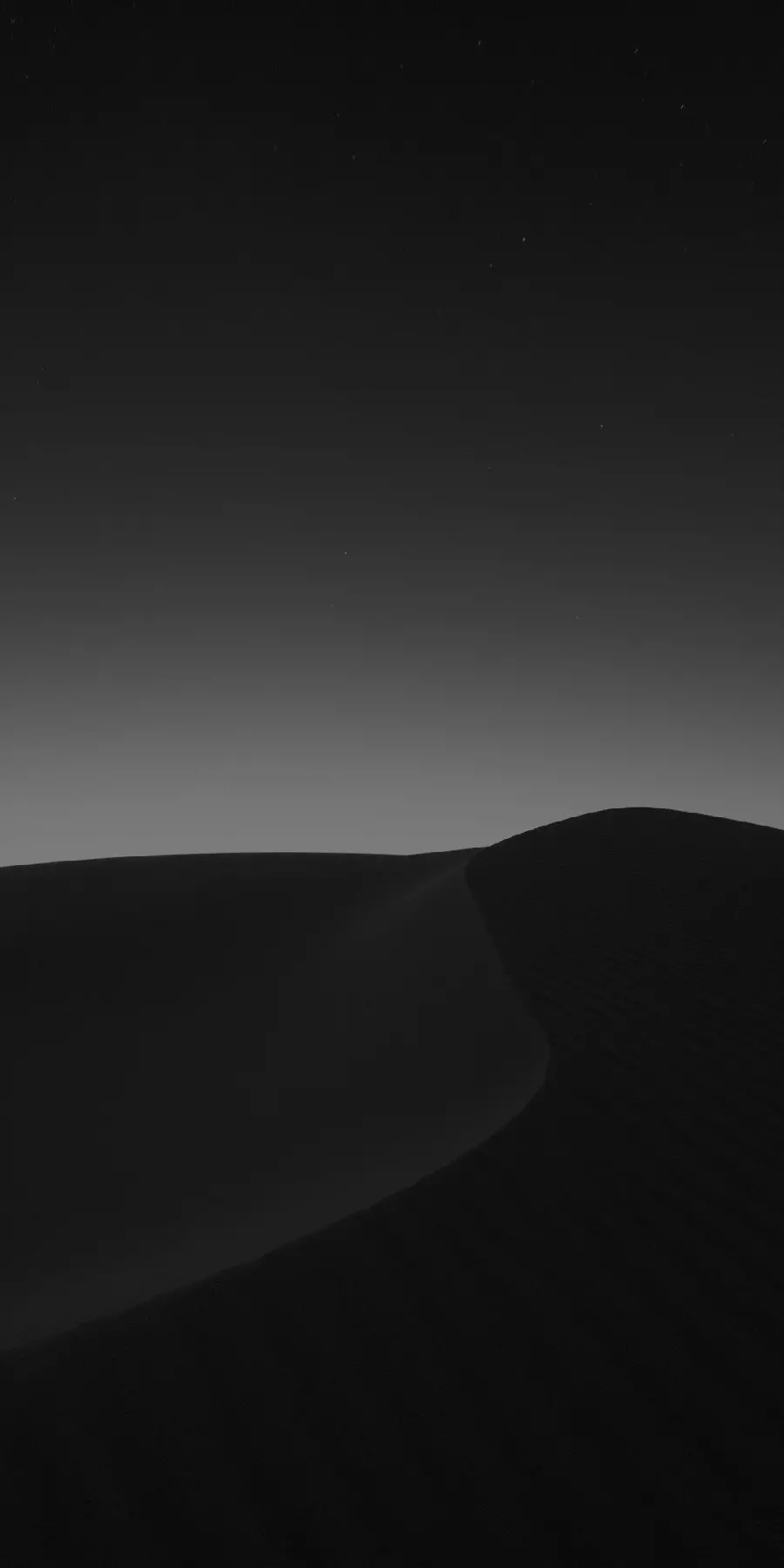Black Desert Landscape Background for iPhone