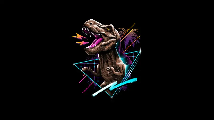 A graphic photo suitable for Laptop Wallpaper Of Dinosaur Logo