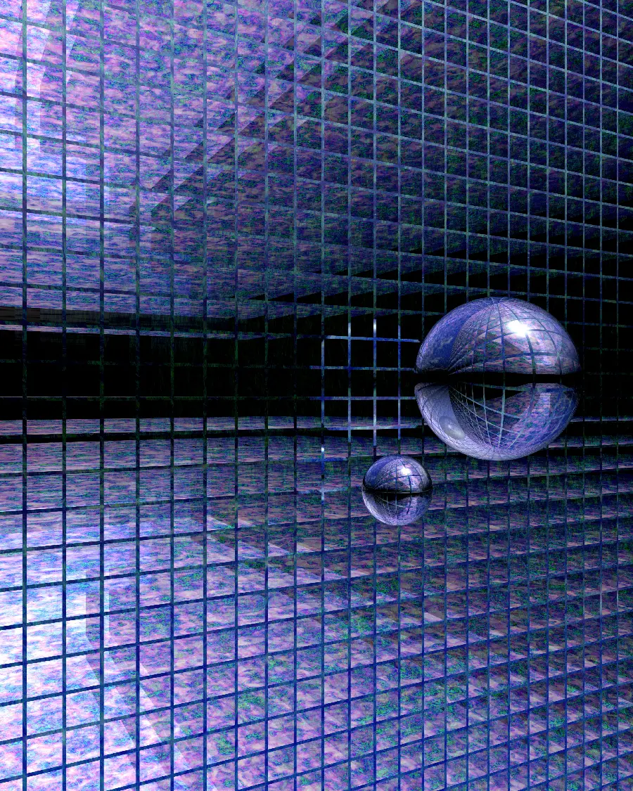 Metallic world profile photo for personal use