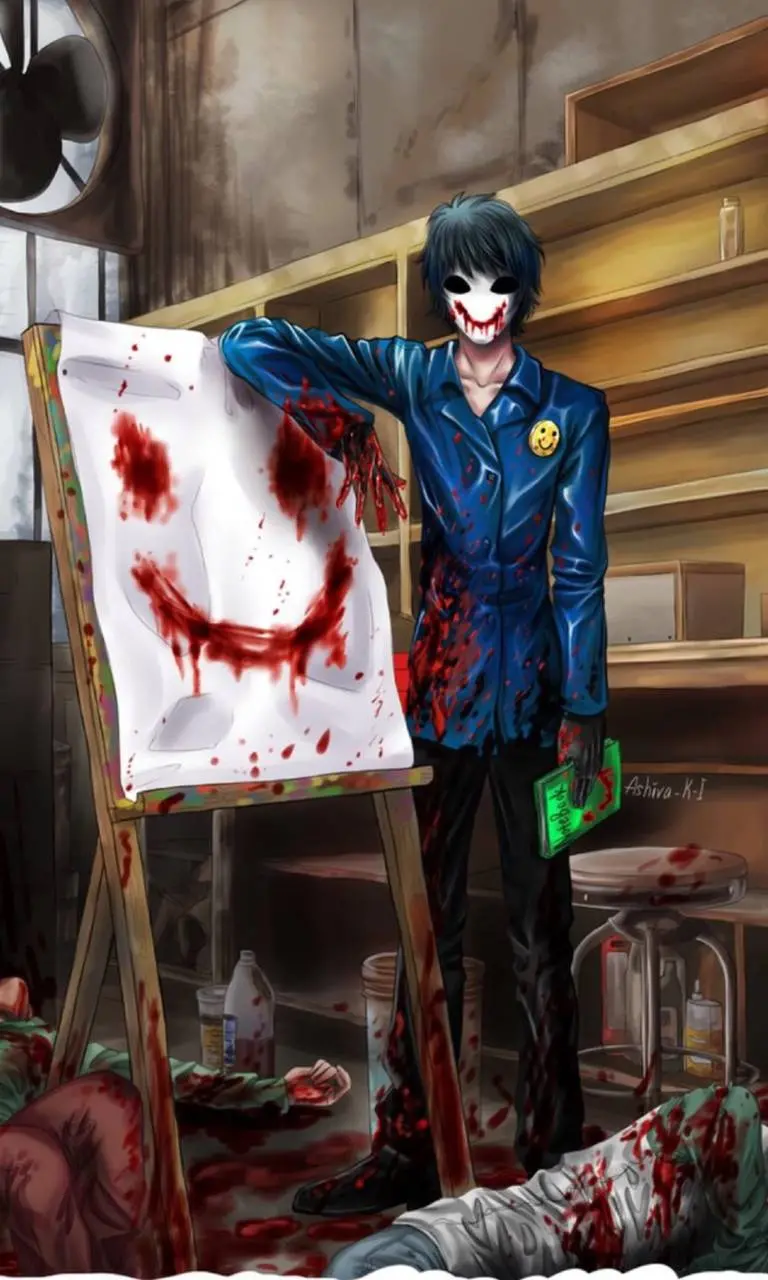 Scary painting by a scary painter in high quality