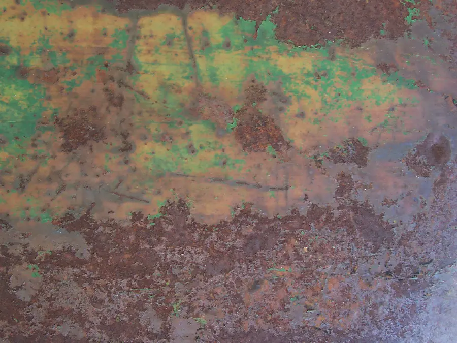 Metal and rusty metal materials