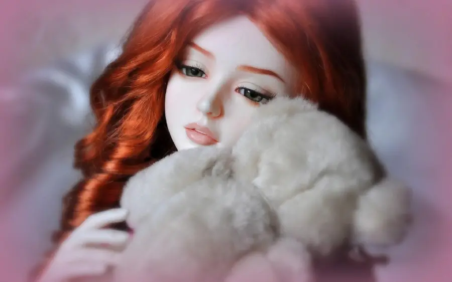 Little girl with teddy bear for profile picture