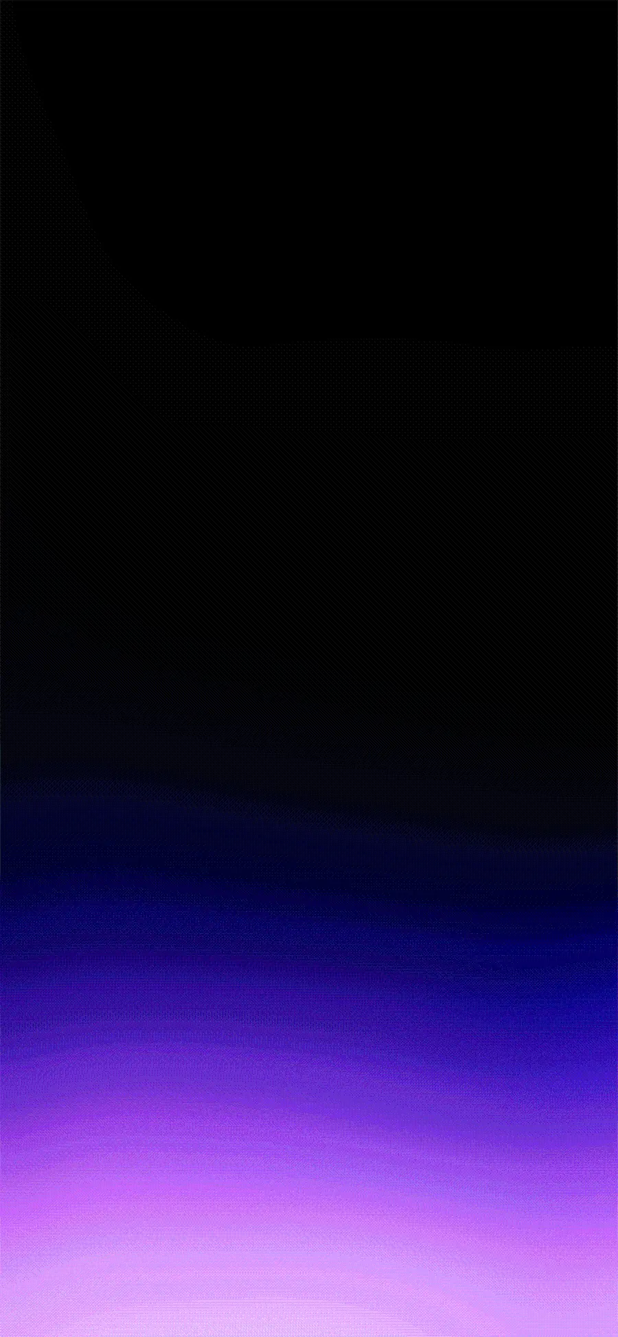 Light purple wallpaper on black background with a soft gradient