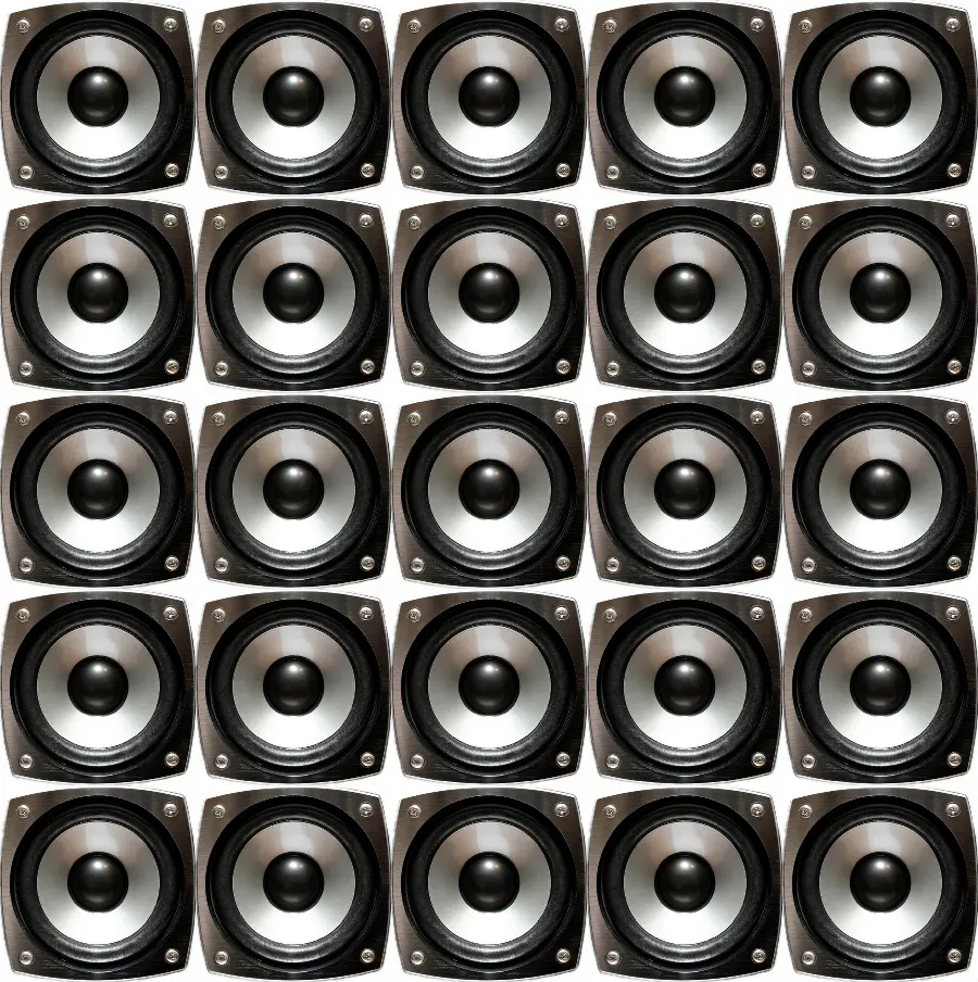 Music speaker picture and music speaker picture