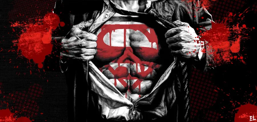 Superman Background Poster