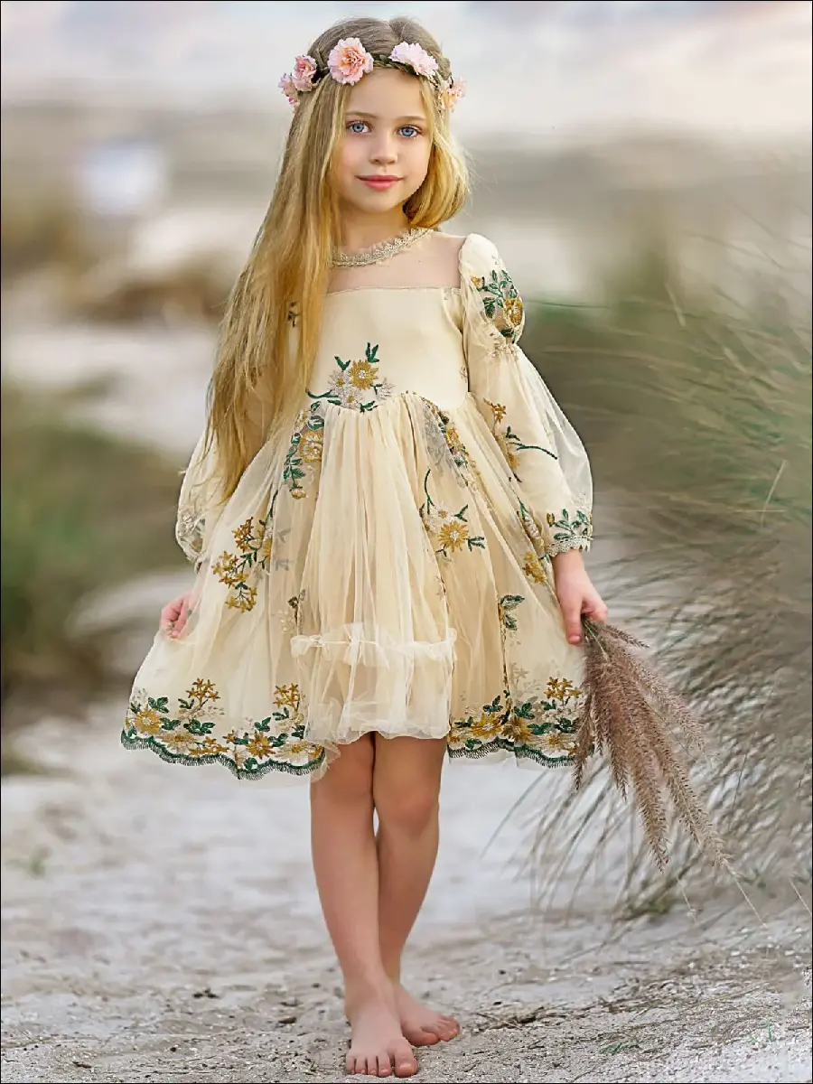 New girl's evening dress