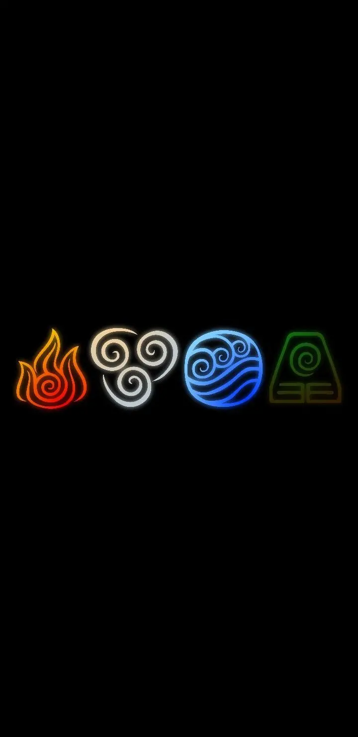 Wallpaper for the phone background with the design of avatar elements