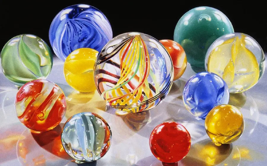 Glass Marble Wallpaper Photo