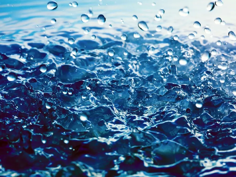 Abstract water rain