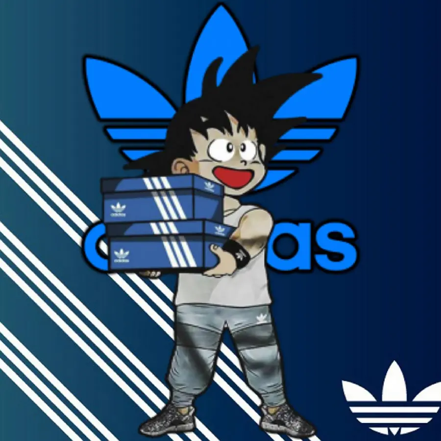 Beautiful and Creative Graffiti Background for Adidas Advertising