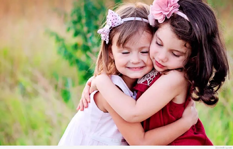 Cute baby couple