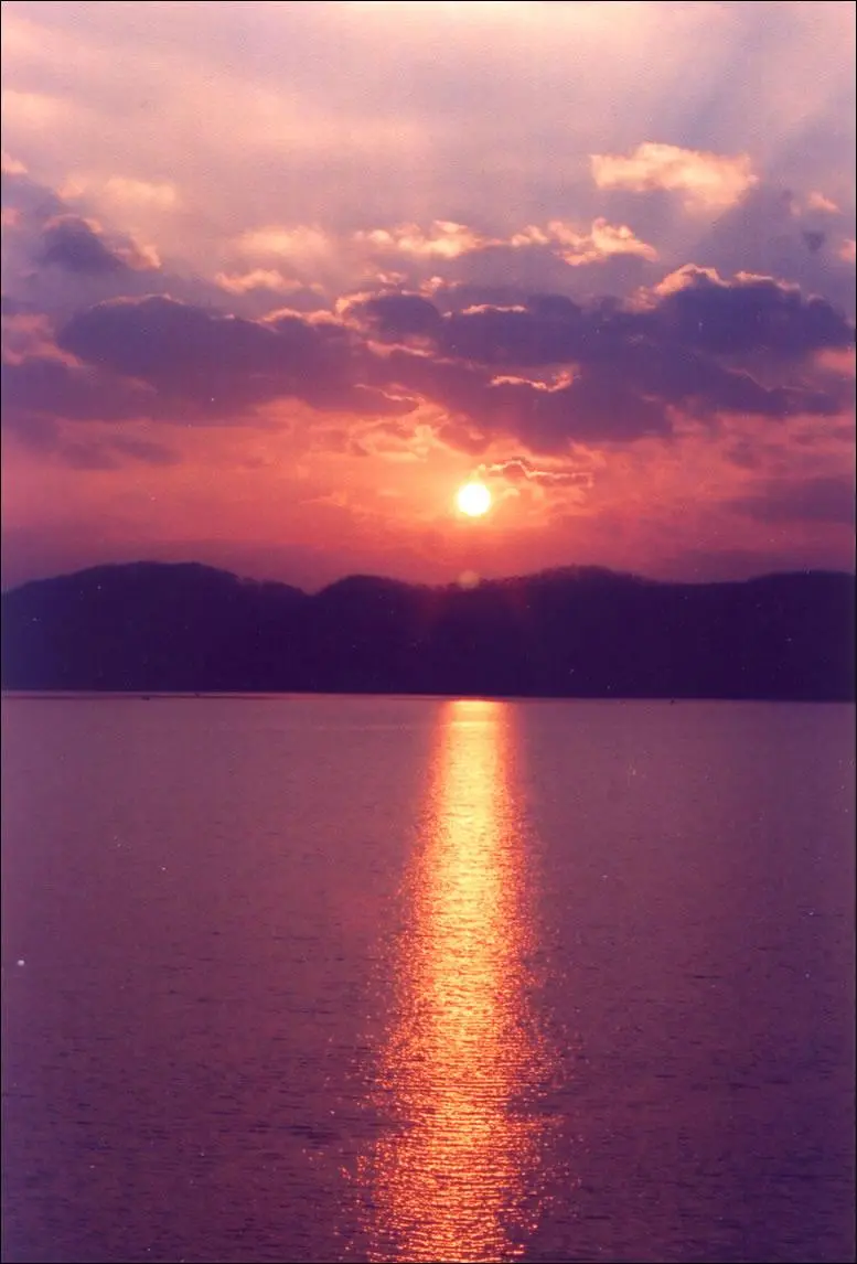Orange Sunset Wallpaper