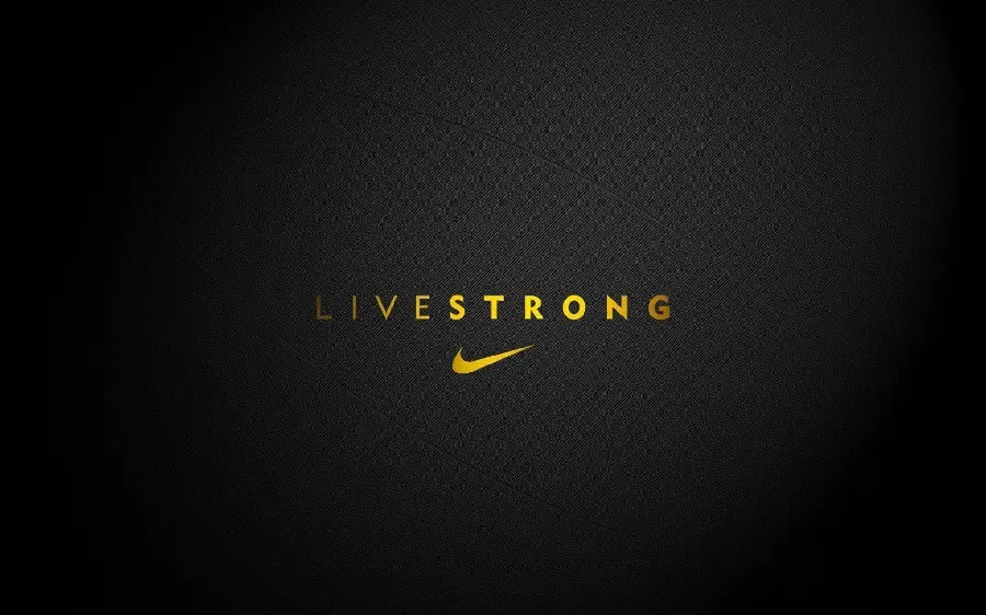 Nike Logo On Black Background For Profile Picture