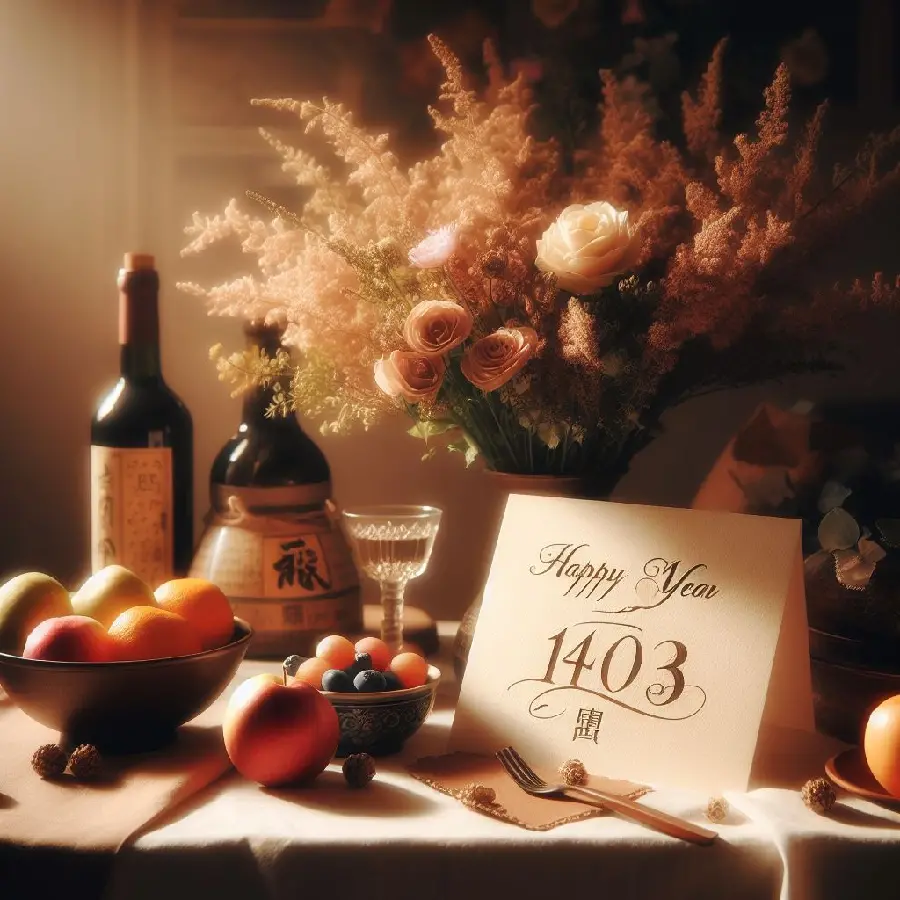 Photo of the New Year 1403 in English