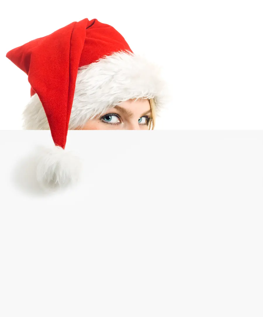 Santa Claus Photo for Writing Christmas Greetings