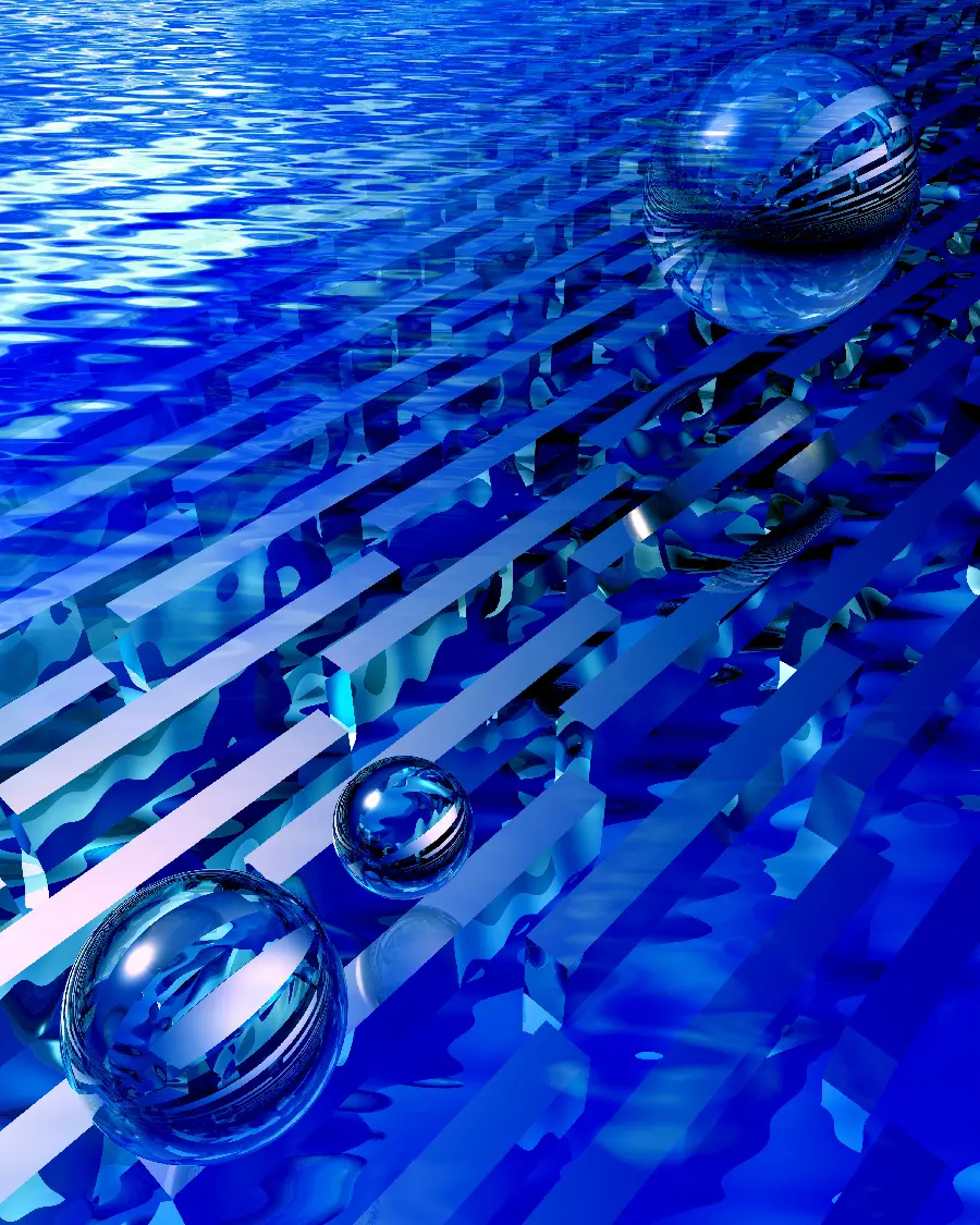 Stylish profile picture with metallic blue color with excellent resolution