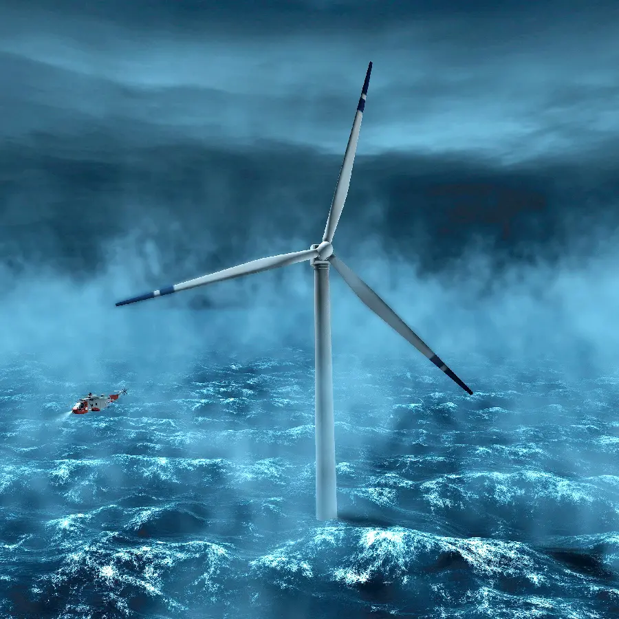 Wind Turbine Background and Wind Energy
