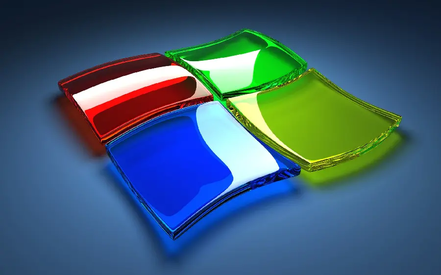Glass Art Windows Logo Glass Wallpaper