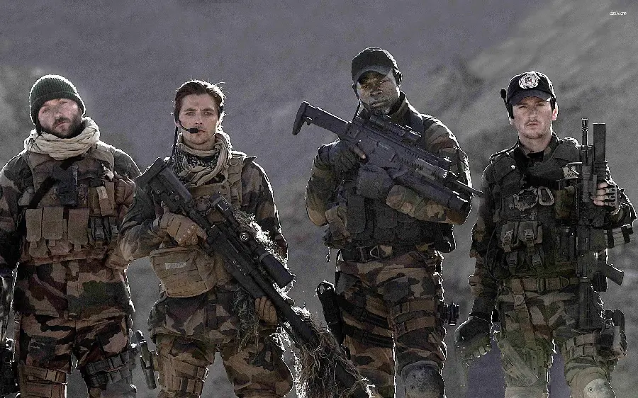 Desktop computer wallpaper of military special forces