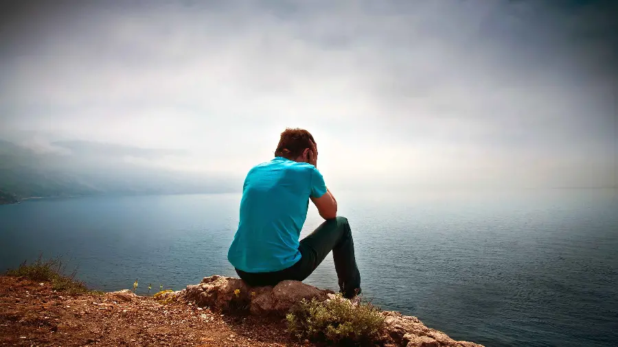 Sad Lonely Boy for Profile Photo