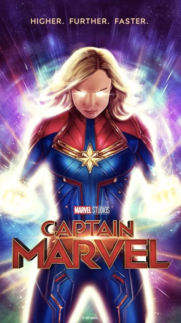 Captain Marvel Background for iPhone