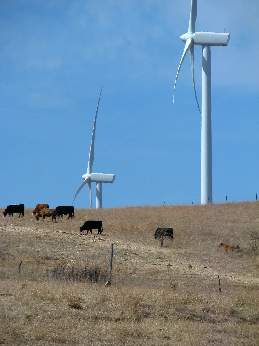 Wind Energy Photo with Turbine