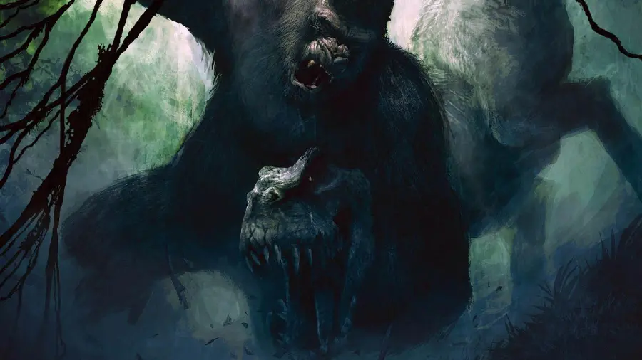 Angry and Scary Gorillas Picture
