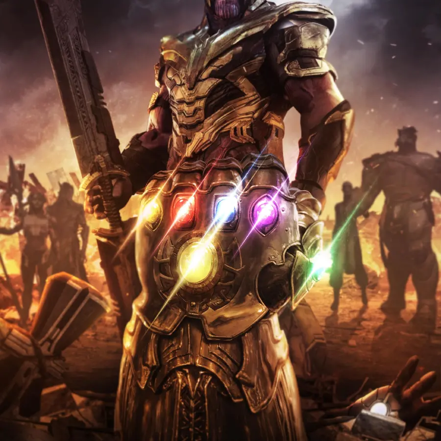 Download gaming wallpaper of Iron Man and Thanos