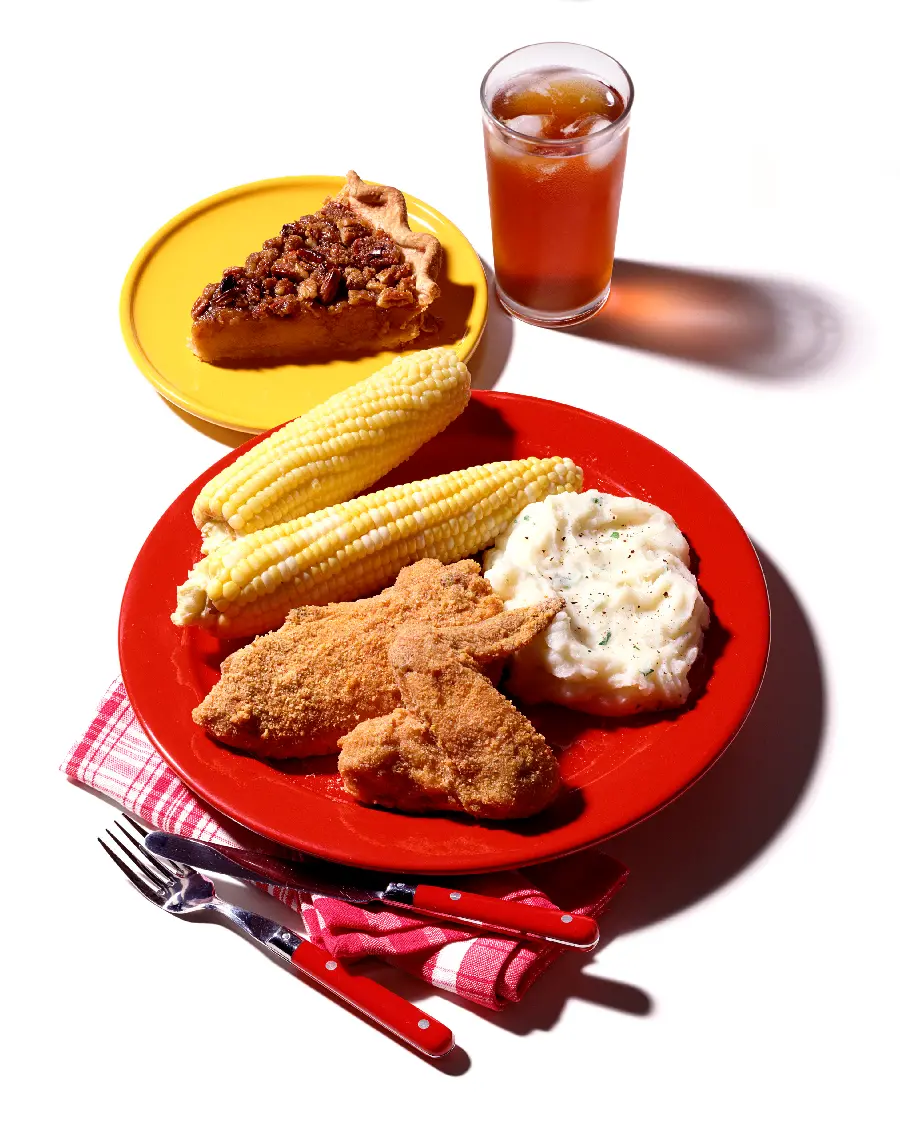 Artistic image of a complete and special meal