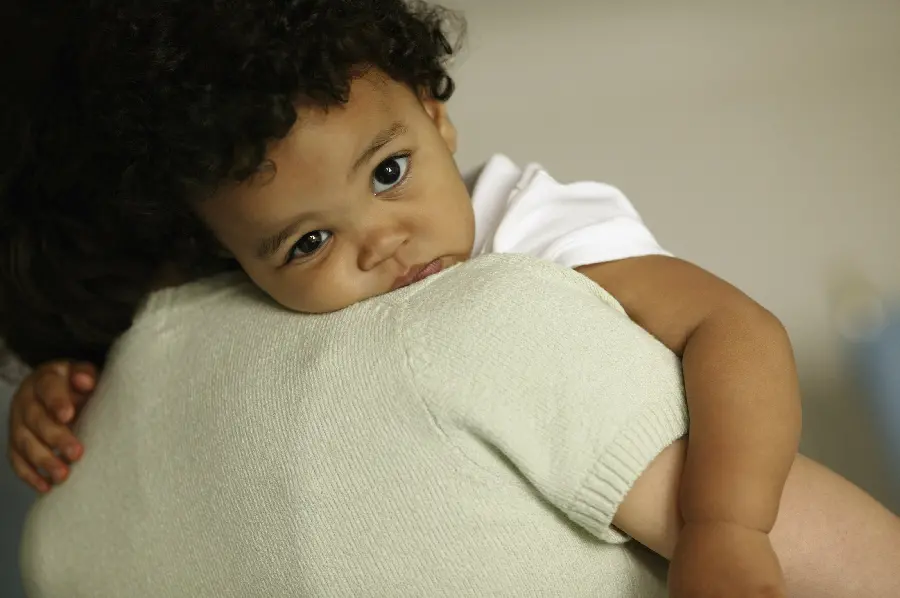 Baby photo and baby photo in mother's arms