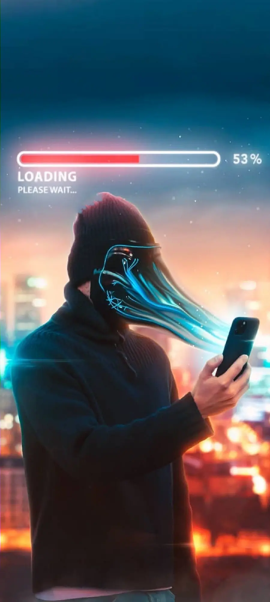 New boyish background for phone