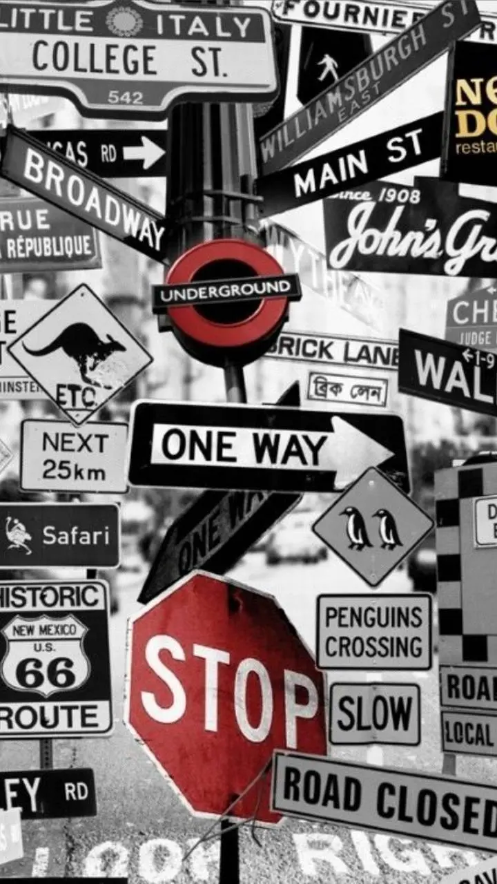 Profile photo with traffic signs design in the best quality 