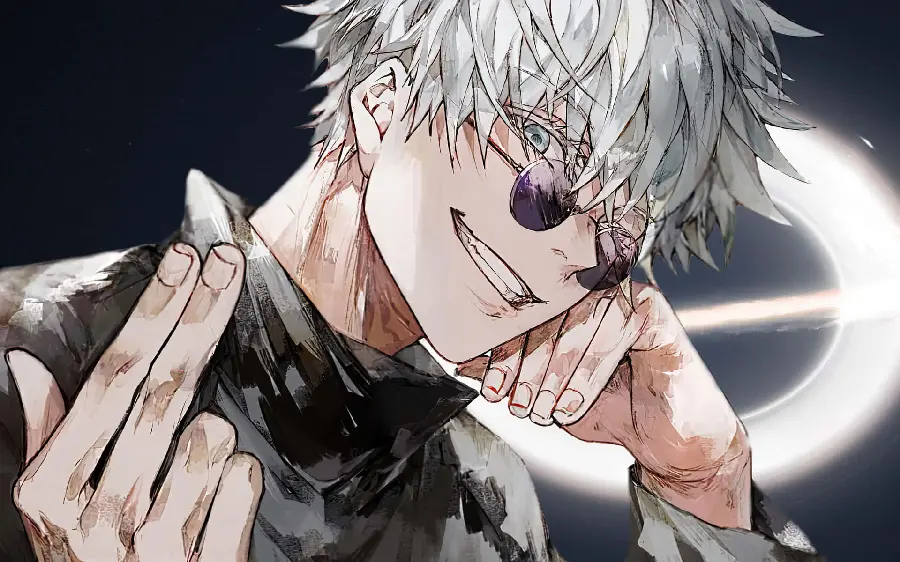 Character Satoru Goju from the anime Jujutsu Kaisen