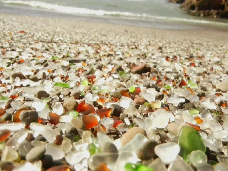 Download high-quality photo of sea glass by colorful and polished beaches