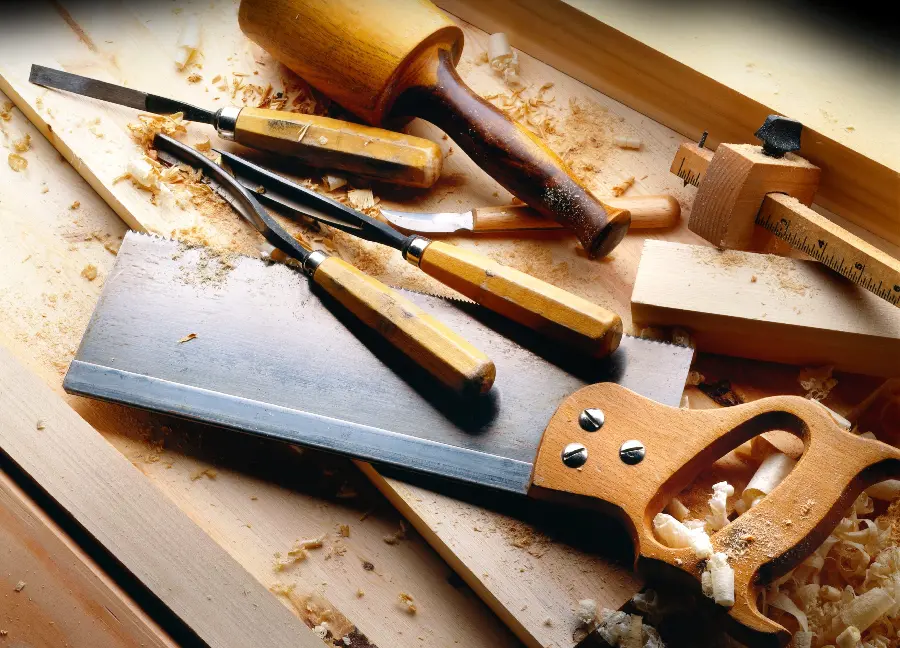 Carpentry Tools Photo for Background