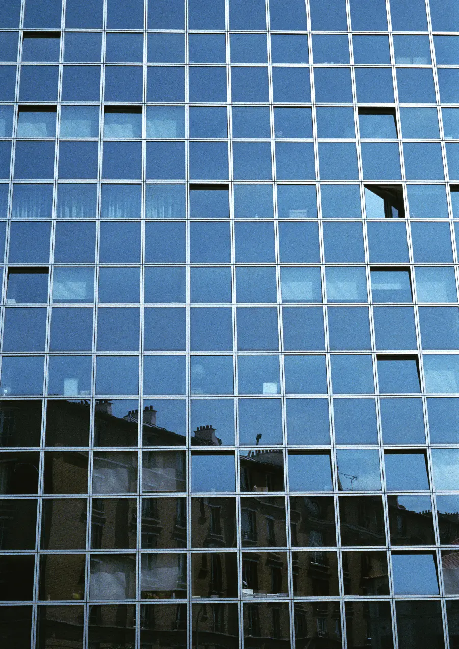 Simple and Stylish Building Facade Design with Photo