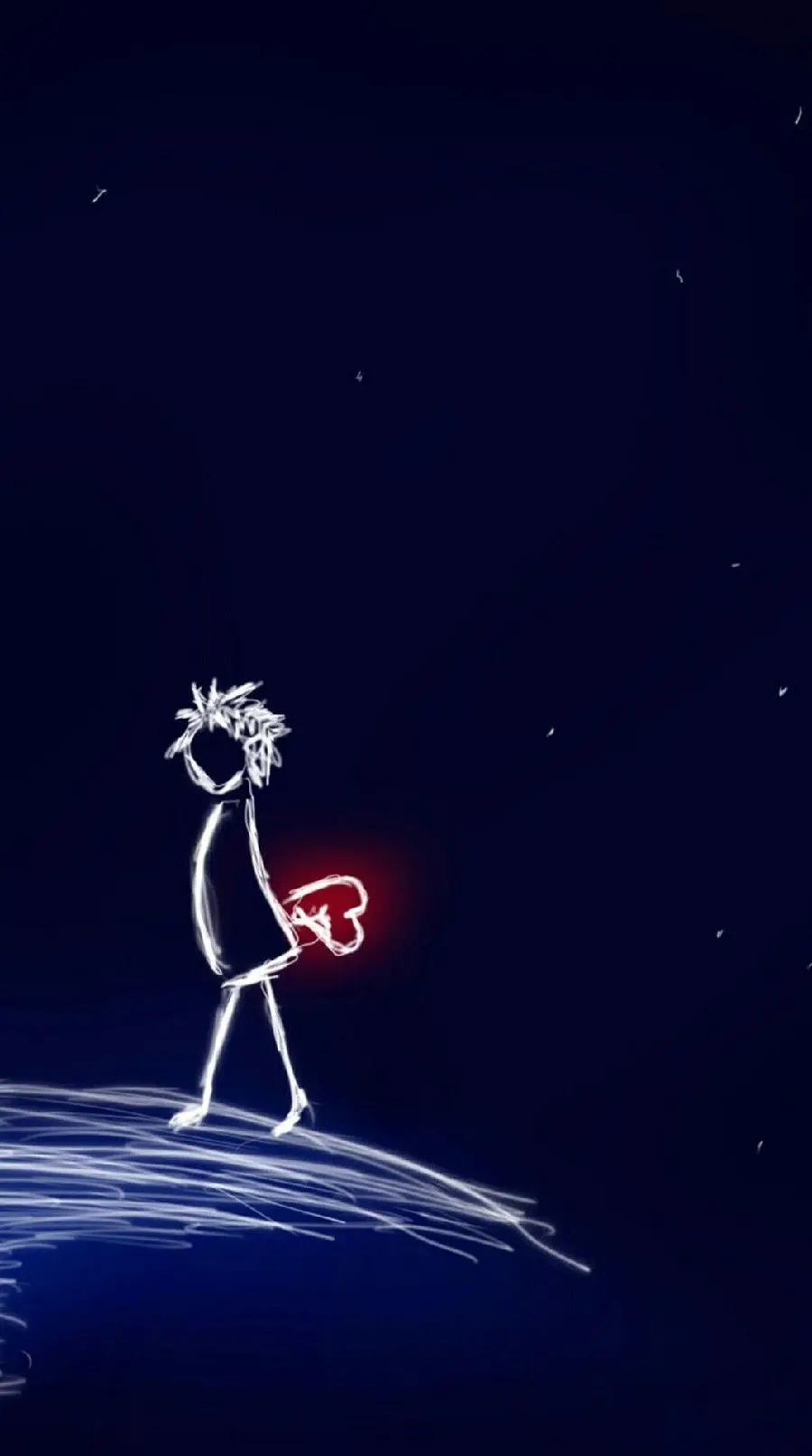 Mobile phone background set husband and wife