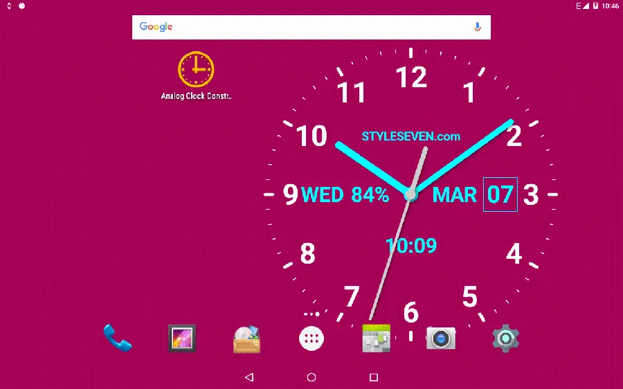 Analog Clock Background