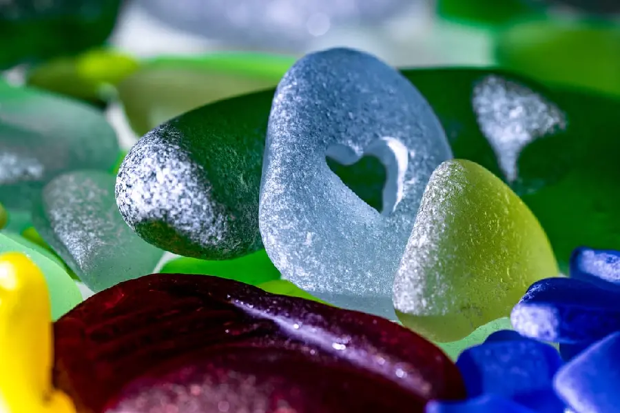 Sea Glass Silica Stones Photo