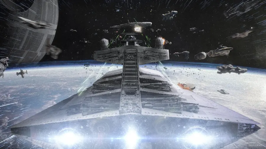 Fantasy Wallpaper of Aerospace Spaceship