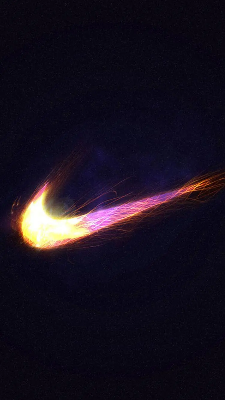 Nike Luminous Logo for Mobile Wallpaper Free Download Wallpaper