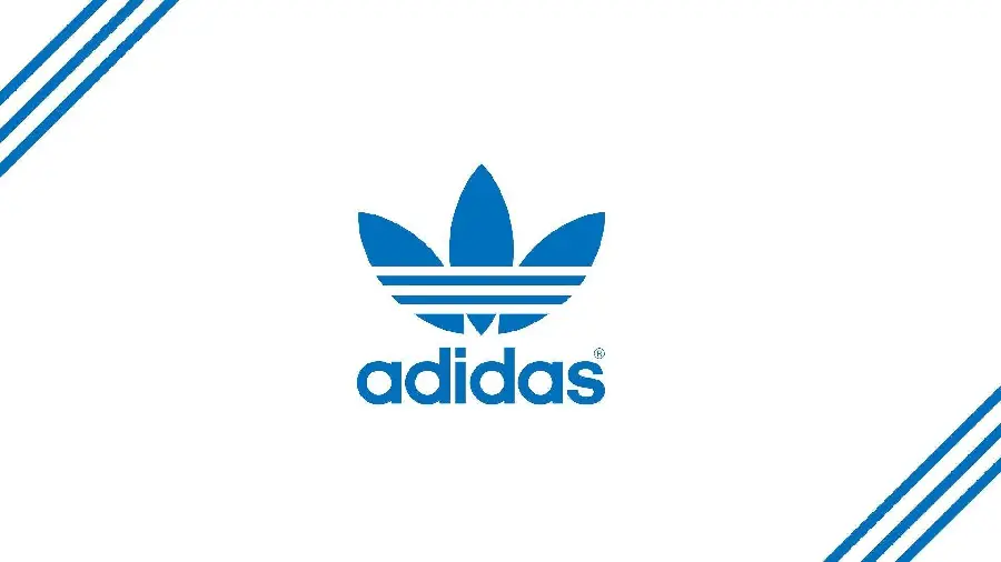 Adidas Graffiti Background with Blue and White Theme